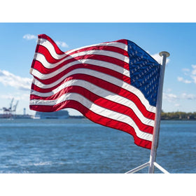 AMZFLAG flag maintains brilliant color in sunlight for boating adventures.