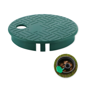 Amzlysdok sprinkler valve cover on a lawn protects valves from debris and weather.