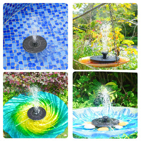 AMZtime floating fountain works in ponds and birdbaths