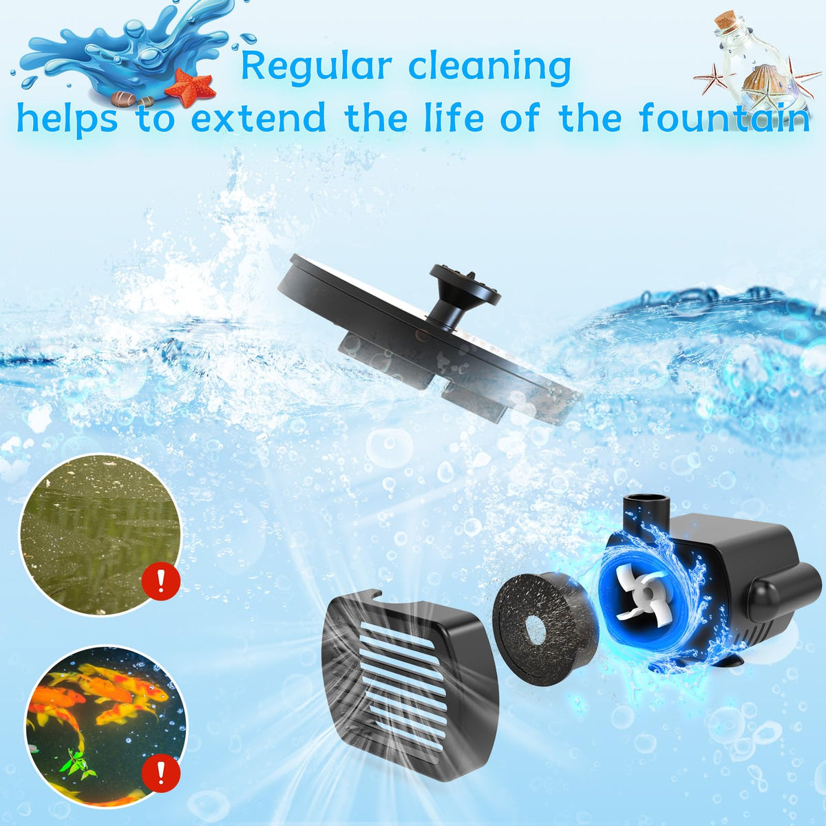 AMZtime attracts hummingbirds and wildlife with gentle water motion.