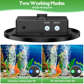 AMZtime solar pond aerator ground stake mount provides flexible placement stability