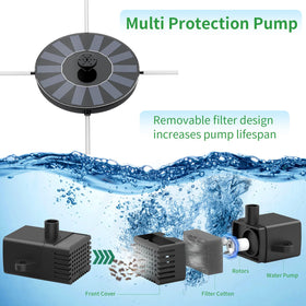 AMZtime solar-powered pump ensures easy outdoor setup