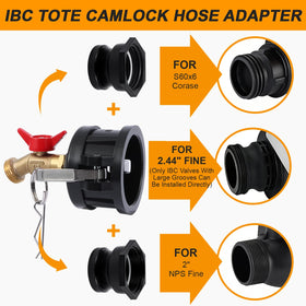 Ana Ark IBC Tote Adapter easy installation saves time on outdoor projects