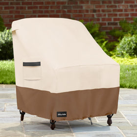ANartcle elastic hem cord secures the cover for a tight custom-like fit
