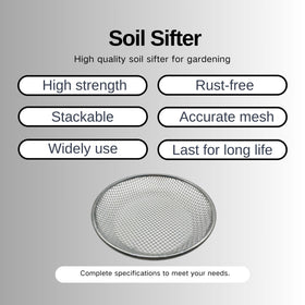 Anbadum 12-inch reinforced design enhances durability during sifting.