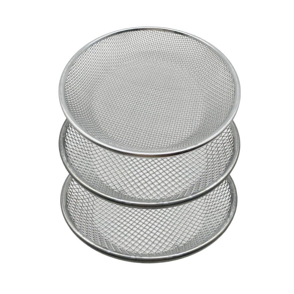Anbadum 12-inch sieve frame for durable garden sifting.
