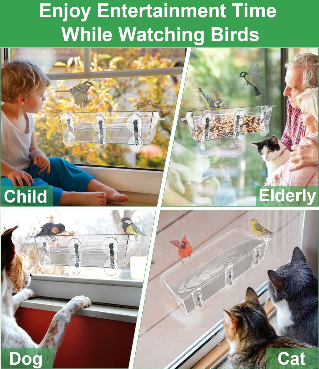Durable see-through polyethylene design keeps viewing clear and clean.