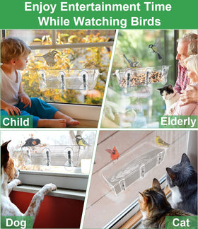 Durable see-through polyethylene design keeps viewing clear and clean.