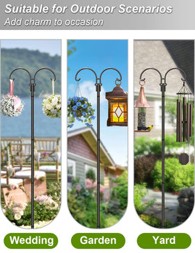 AnBaiMei garden wedding display using two hooks for decor