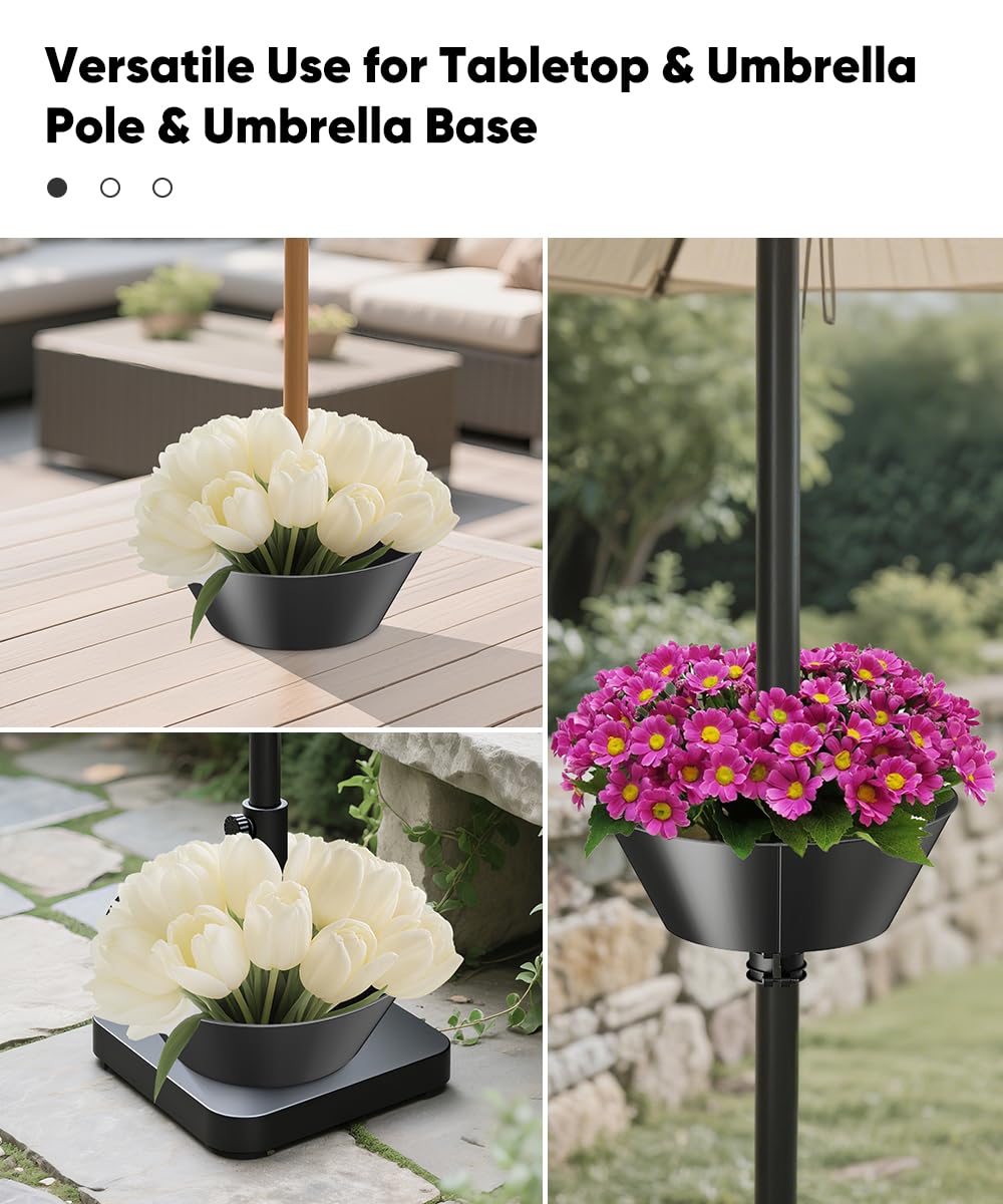 AnBaiMei wrap-around planter secured with buckles for stable installation