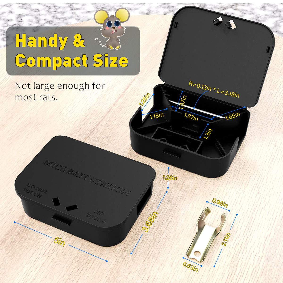 Anblak mouse station keyless unlocking feature for quick access.