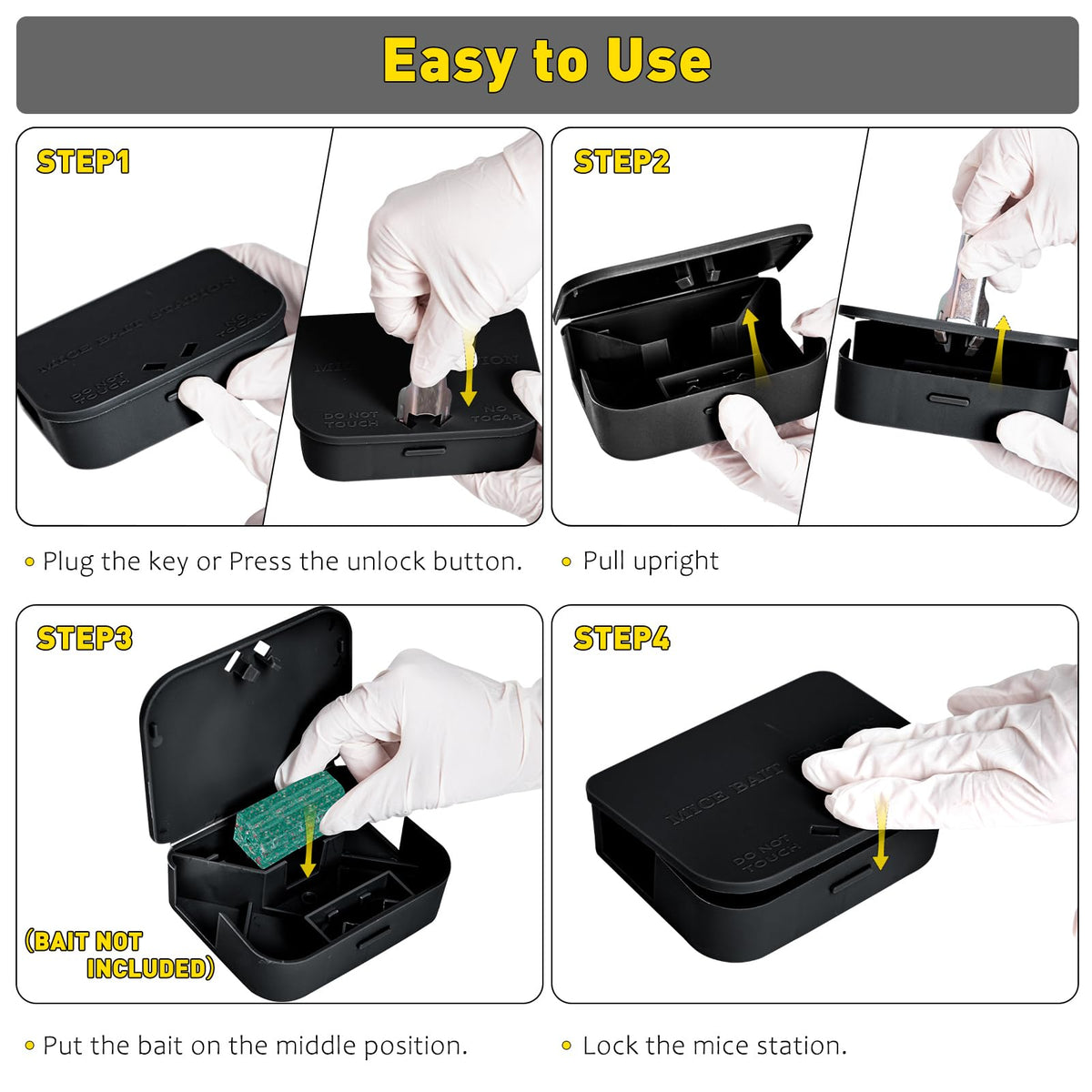 Anblak mouse station compact-size portable for easy placement.