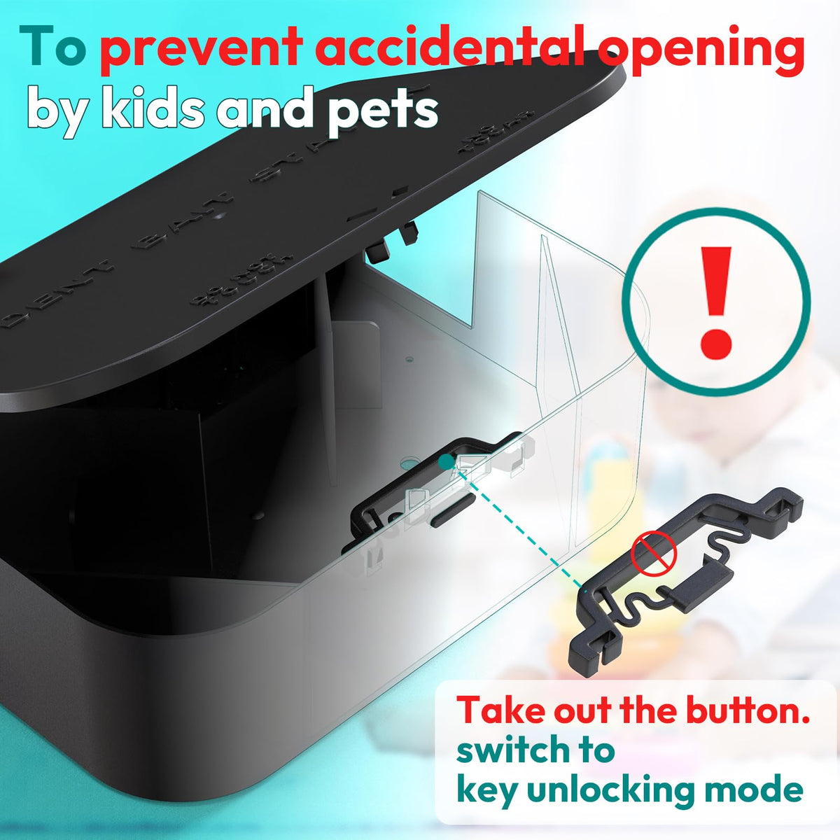 Anblak rat station box bottom mounting holes enable stable fixing