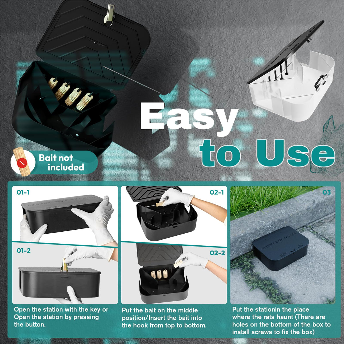 Anblak rat station box lock system adds pet-safe protection