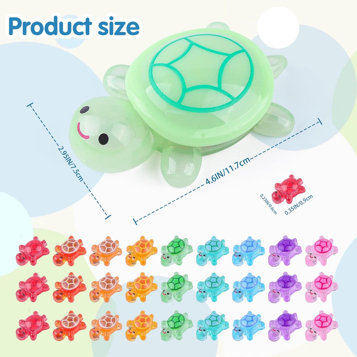 Anboor jumbo resin turtle adds a focal charm to displays.