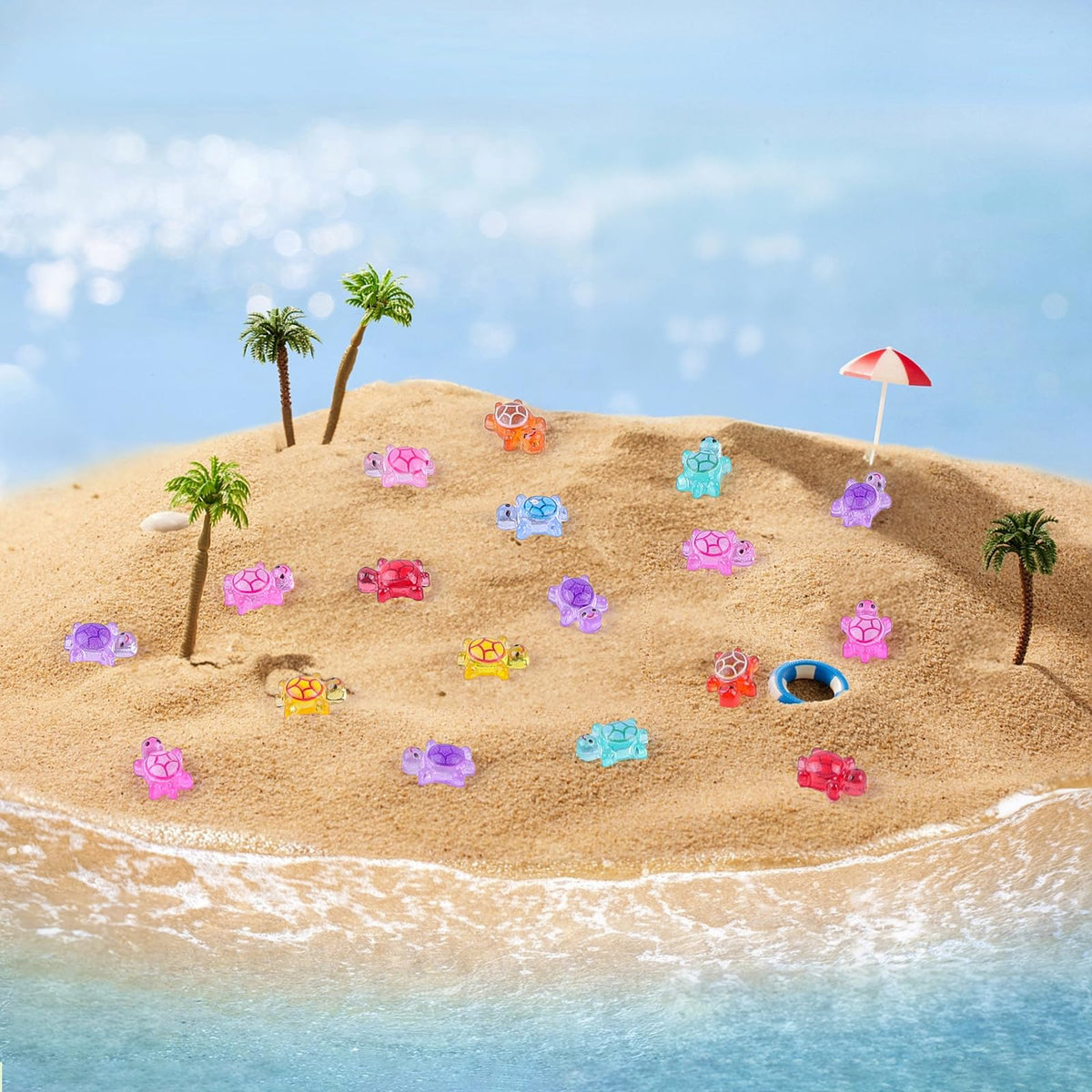 Anboor tiny turtles suitable for epoxy art and craft projects.