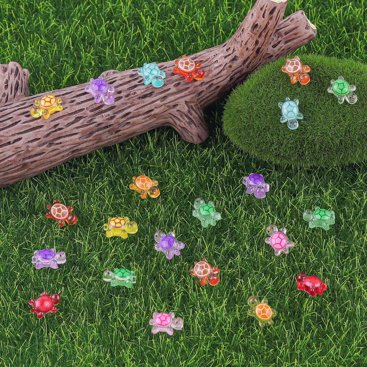 Anboor mini turtles nestled in fairy gardens create whimsy.