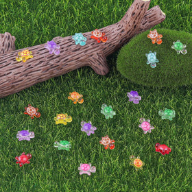 Anboor mini turtles nestled in fairy gardens create whimsy.