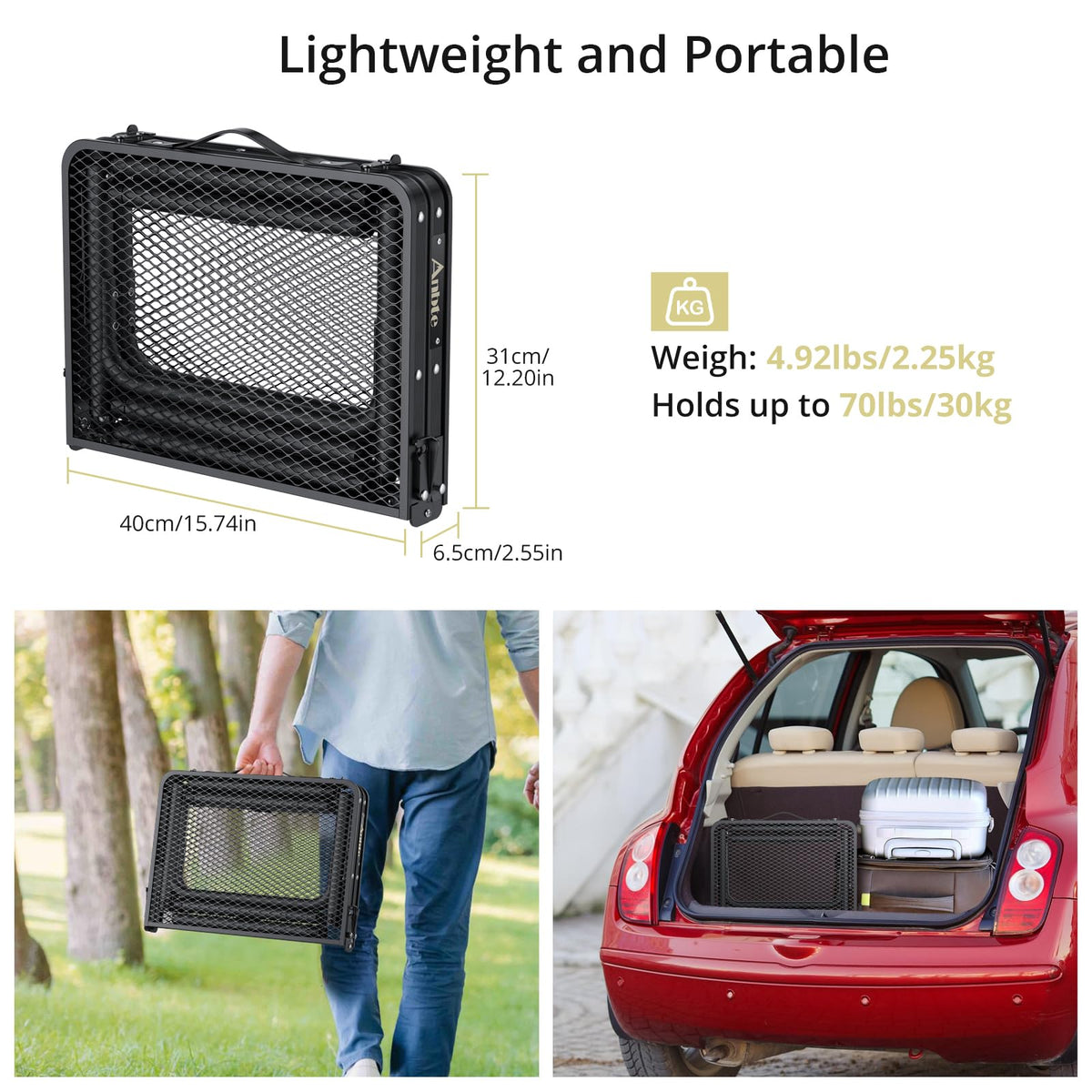 Anbte adjustable height lets you choose 10 20 or 27.5 in