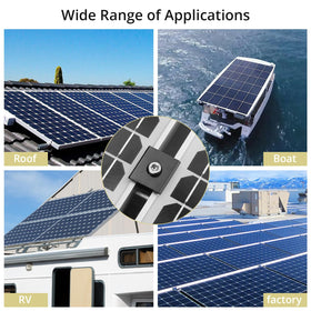 Anbte aluminum alloy construction offers corrosion and weather resistance.