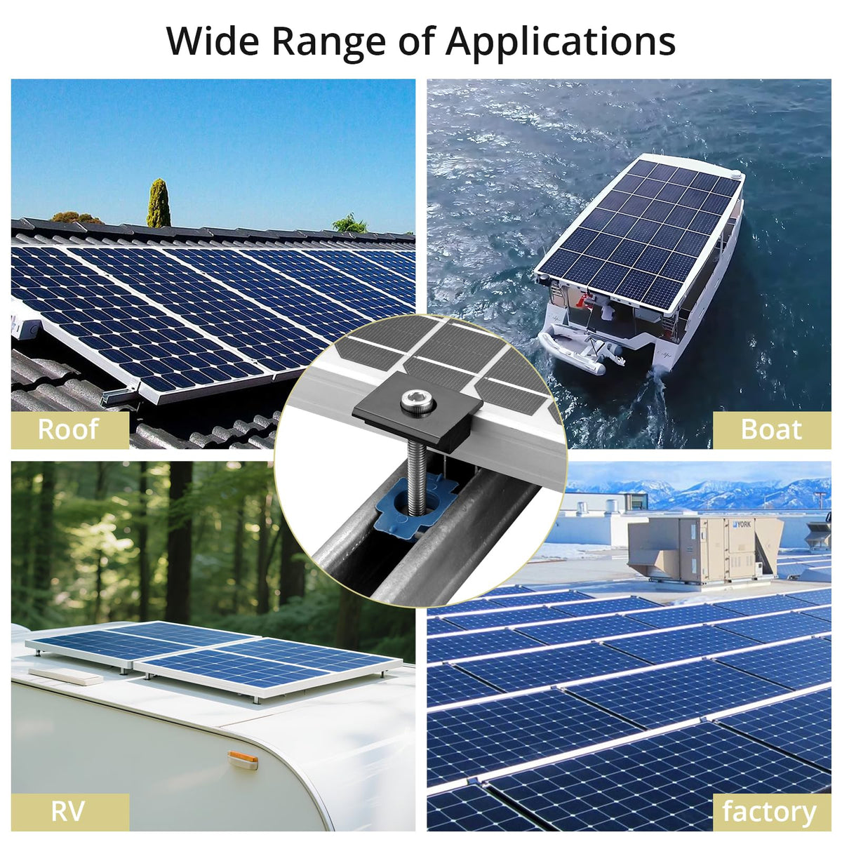 Anbte flat roof mounting supports versatile solar setups