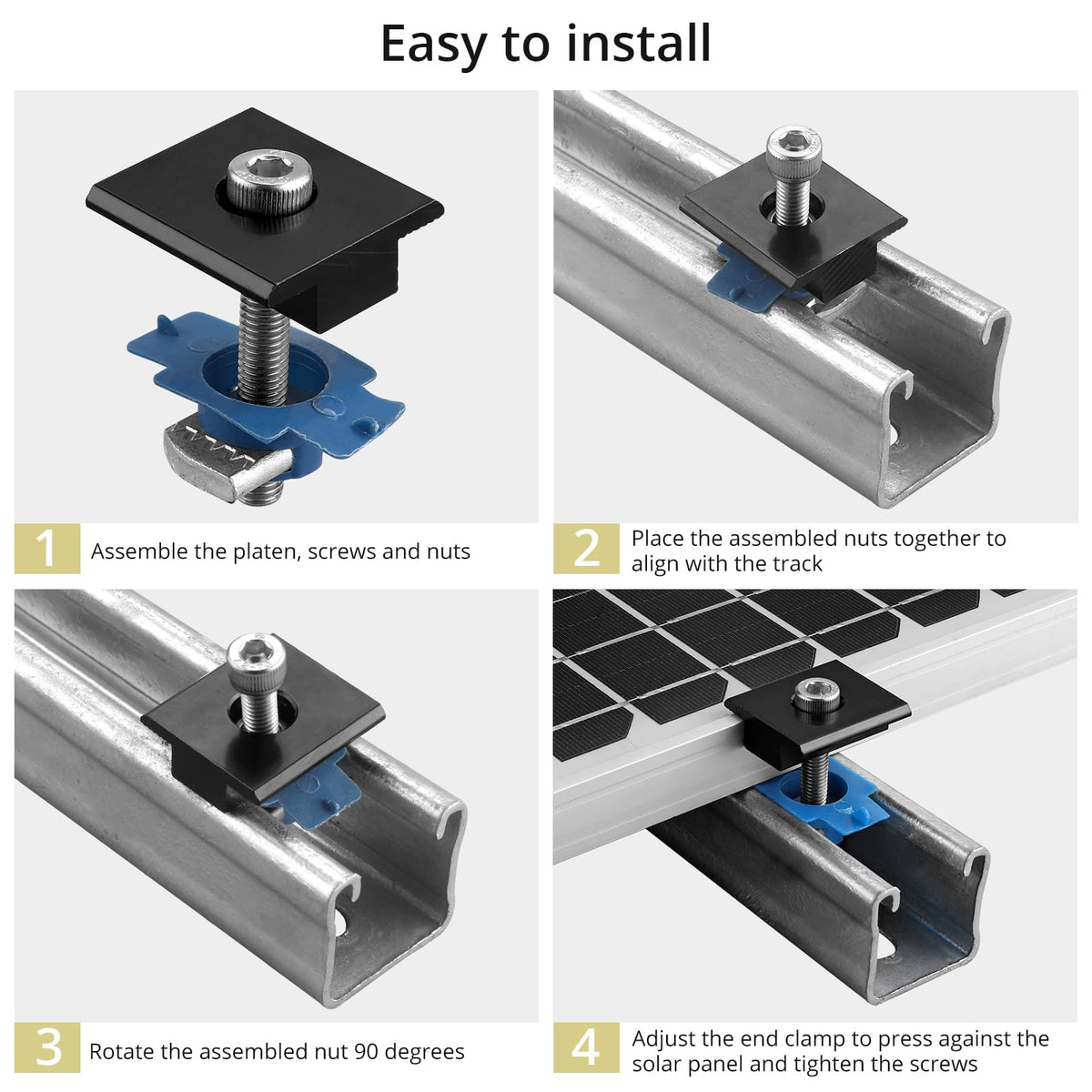 Anbte weather-resistant brackets stand up to extreme conditions.