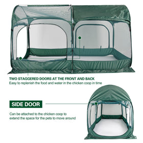 ANC POP 16mm steel frame provides durable shelter against predators.