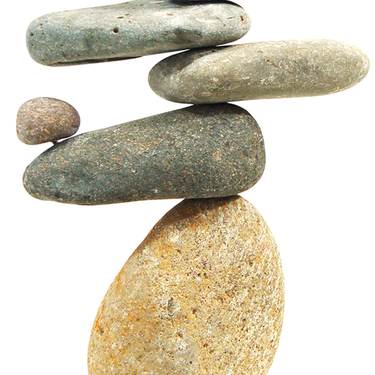 Ancient Graffiti eight-stone cairn on-patio fits small spaces