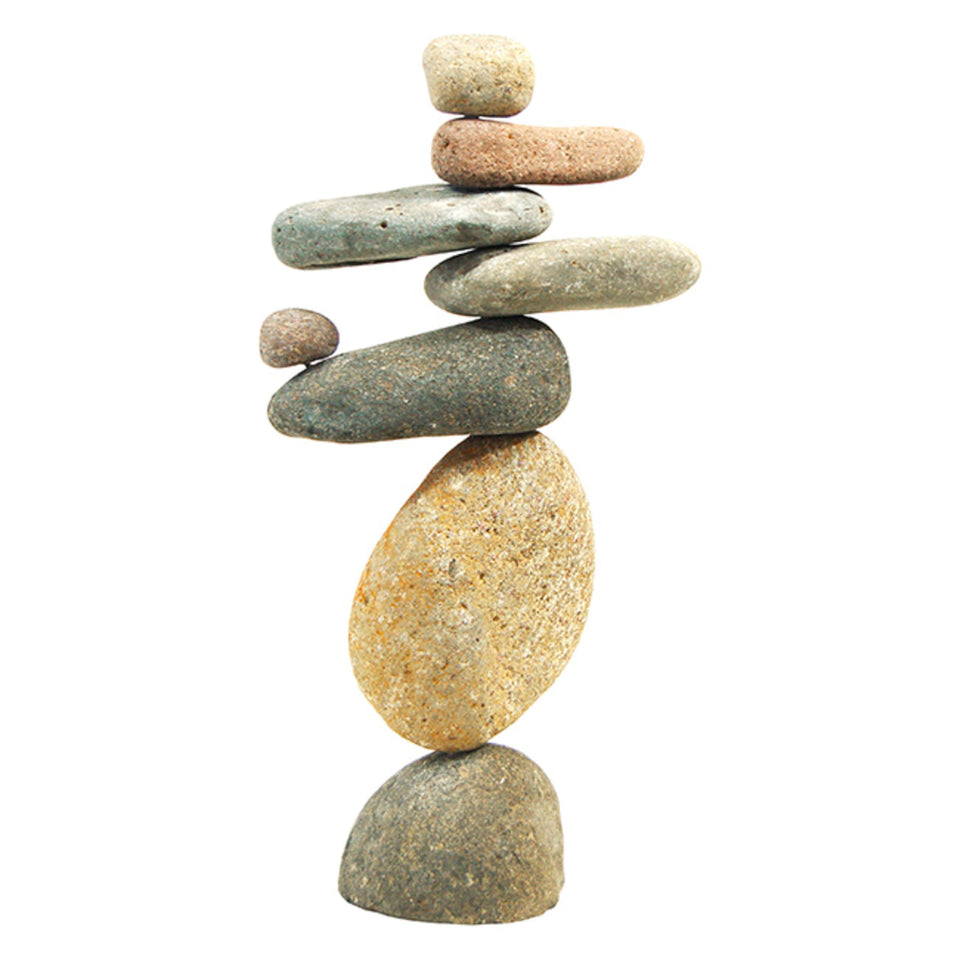 Ancient Graffiti eight-stone cairn outdoor garden focal point