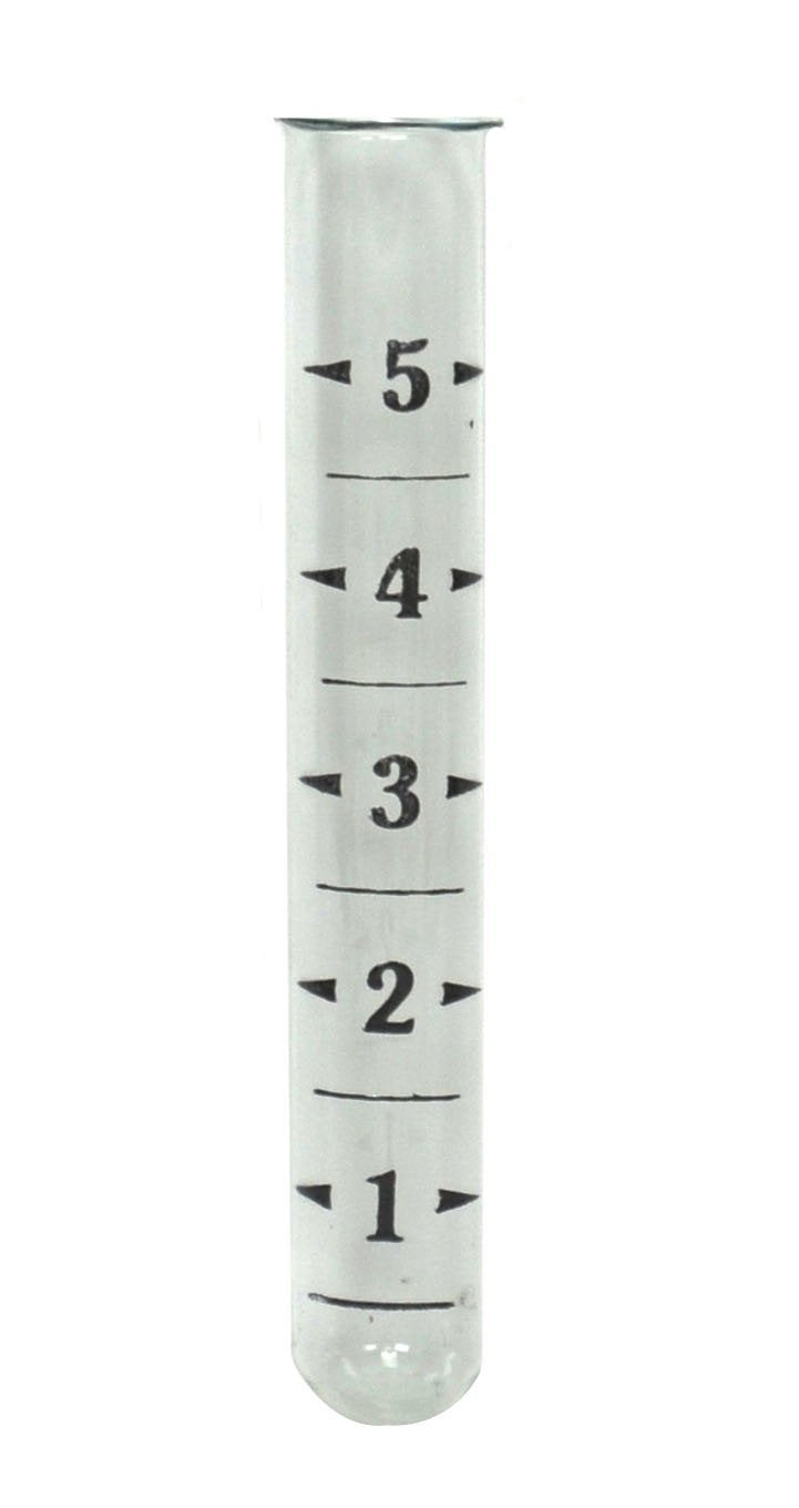 Ancient Graffiti replacement tube for rain gauges with oversized markings for quick readings.