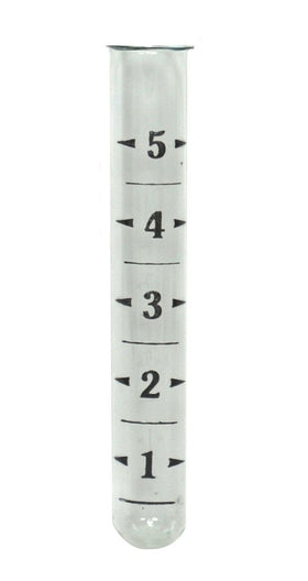 Ancient Graffiti tube with precise dimensions for reliable rain readings and easy fit.