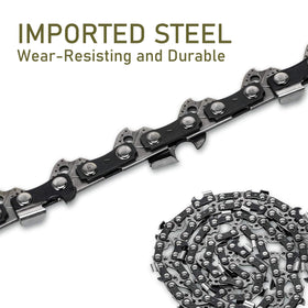 ANCKNE semi-chisel chain designed for debris tolerance
