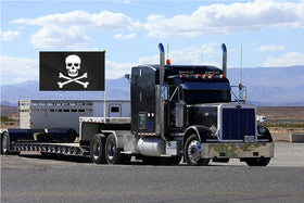 ANCONINE pirate flag ideal for events, parades, and themed celebrations.