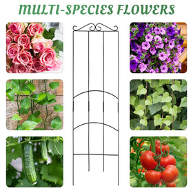 ANCOUUIN 4 Pack 32'' trellis helps create a vertical display of climbing vines.