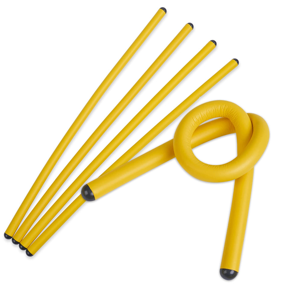 Andalus Twist Ties 17-inch yellow pack viewed in box for versatile organization.