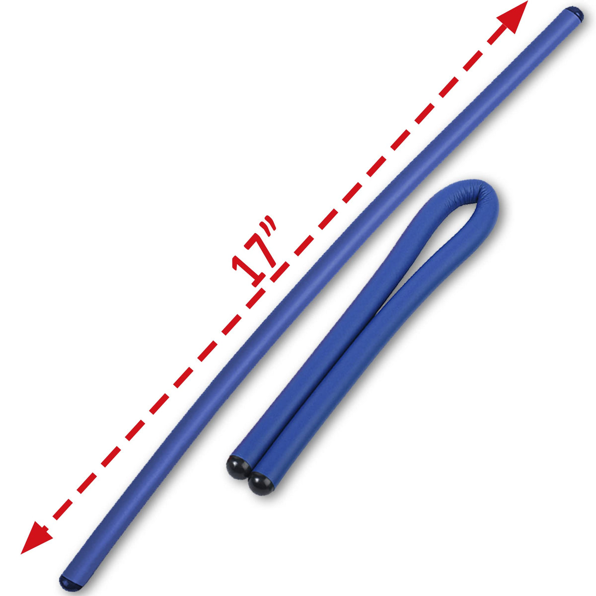 Andalus Twist Ties foam-core close-up highlights durable wire inside.