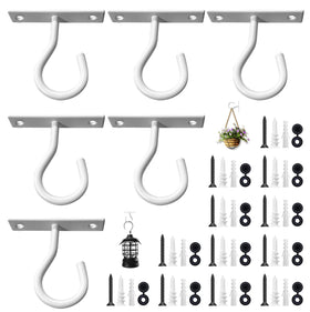AnDock 6Pack ceiling hook for hanging plants, sturdy and space-saving for interior or exterior use.