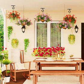 AndDock 6Pack hooks for string lights, ideal for outdoor décor.