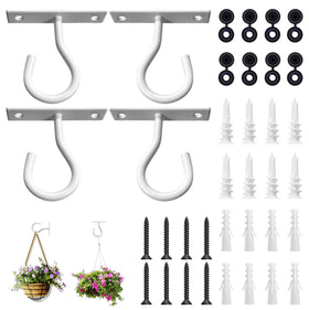 AnDock ceiling hooks 4pack suspending plants indoors and outdoors