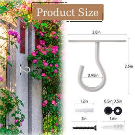 AnDock lantern hanger on a ceiling hook, ideal for outdoor evenings.