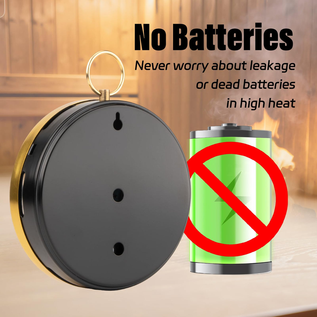 Andelov high-temperature design stays clear and readable through steam.