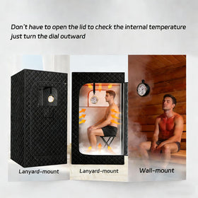 Andelov dual-dial hygrometer and thermometer close-up highlights precise temperature and humidity readings.
