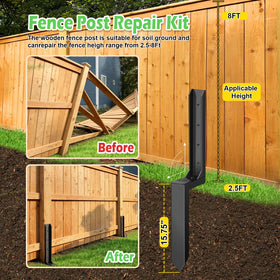 ANDENLEY powder-coated design resists rust for outdoor use.
