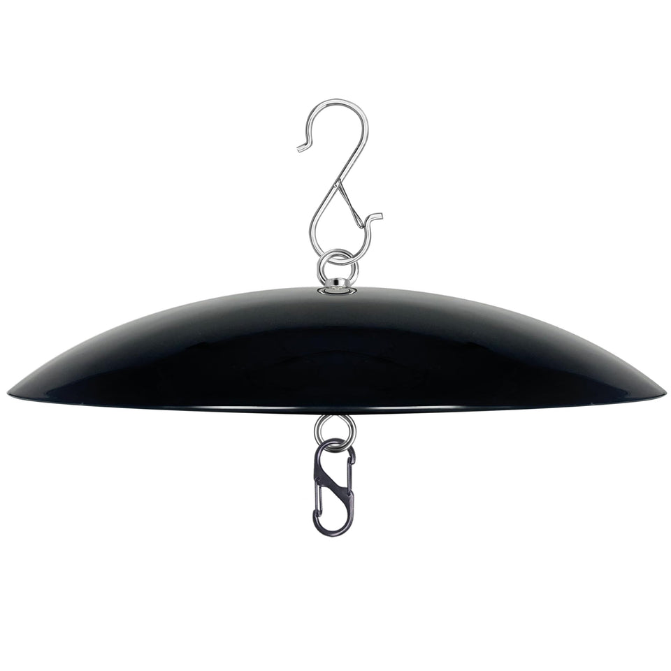Andergi 13-inch dome cover shields hummingbird feeders from rain and debris.