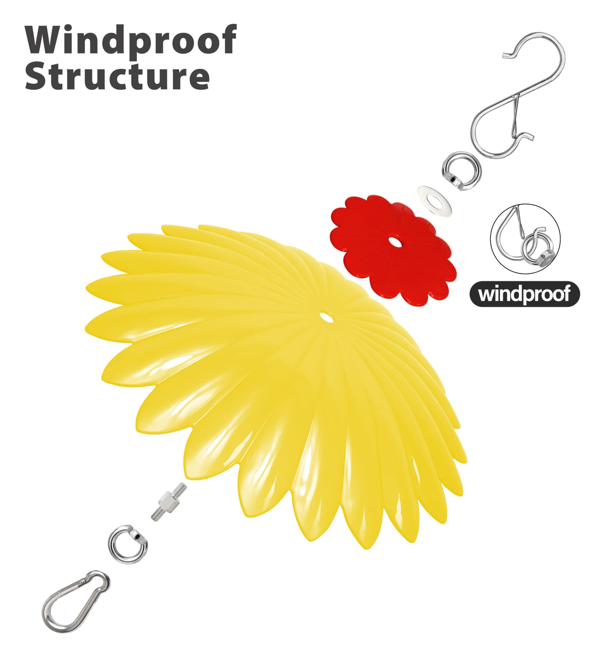 andergi easy-clean feeder protector yellow simplifies maintenance.