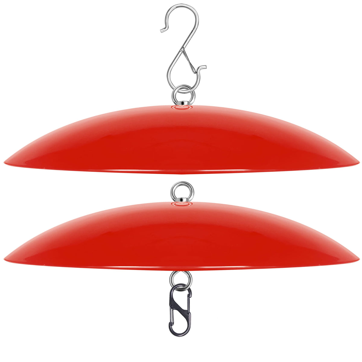 Andergi 13-inch hummingbird feeder dome guard protects feed from rain
