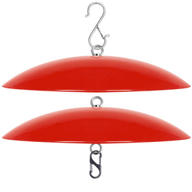 Andergi 13-inch hummingbird feeder dome guard protects feed from rain