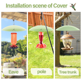 andergi patio outdoor bird accessory blends with garden decor