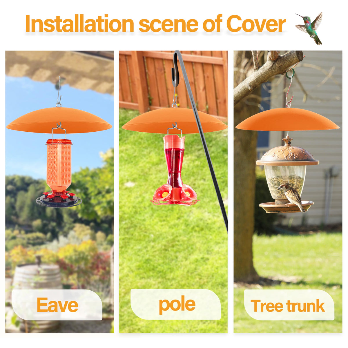 Andergi squirrel-baffle keeps seed safe from mischievous visitors