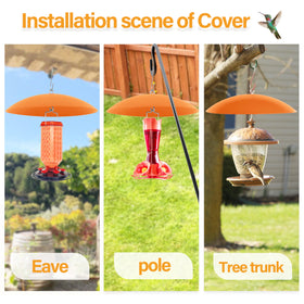 Andergi squirrel-baffle keeps seed safe from mischievous visitors